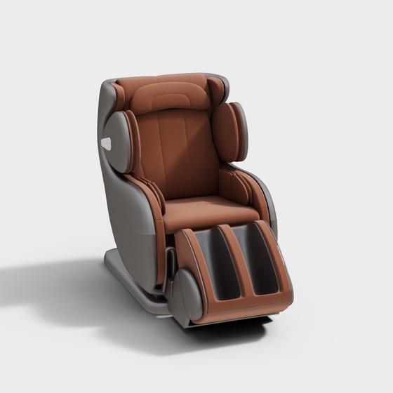 Modern Footstools,Massage Chair,brown