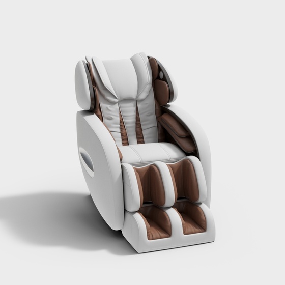 Modern Footstools,Massage Chair,silver