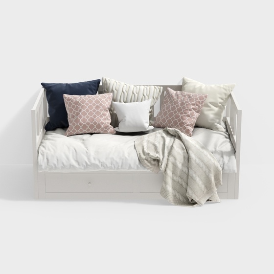 Modern Sofa Bed for Children in Beige