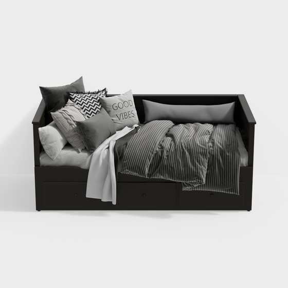 Farmhouse Chair Beds,Sofa Bed,Seats & Sofas,black