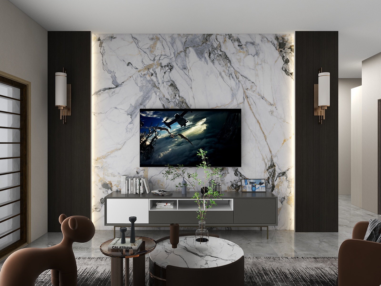 RS设计-新中式潭江花园-装修设计方案