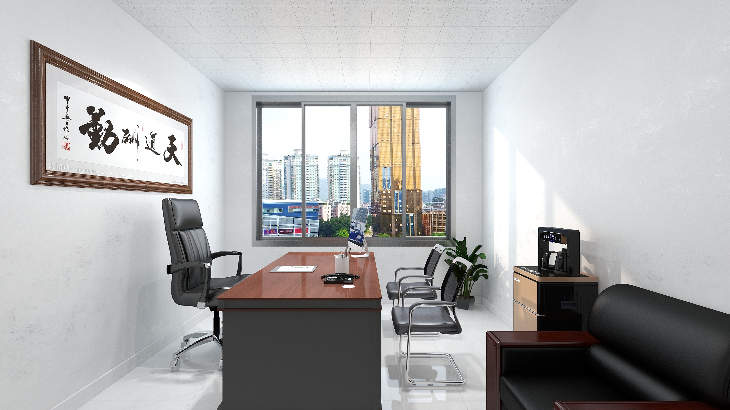 GTFOZKNe-2楼办公室.dwg-装修设计方案