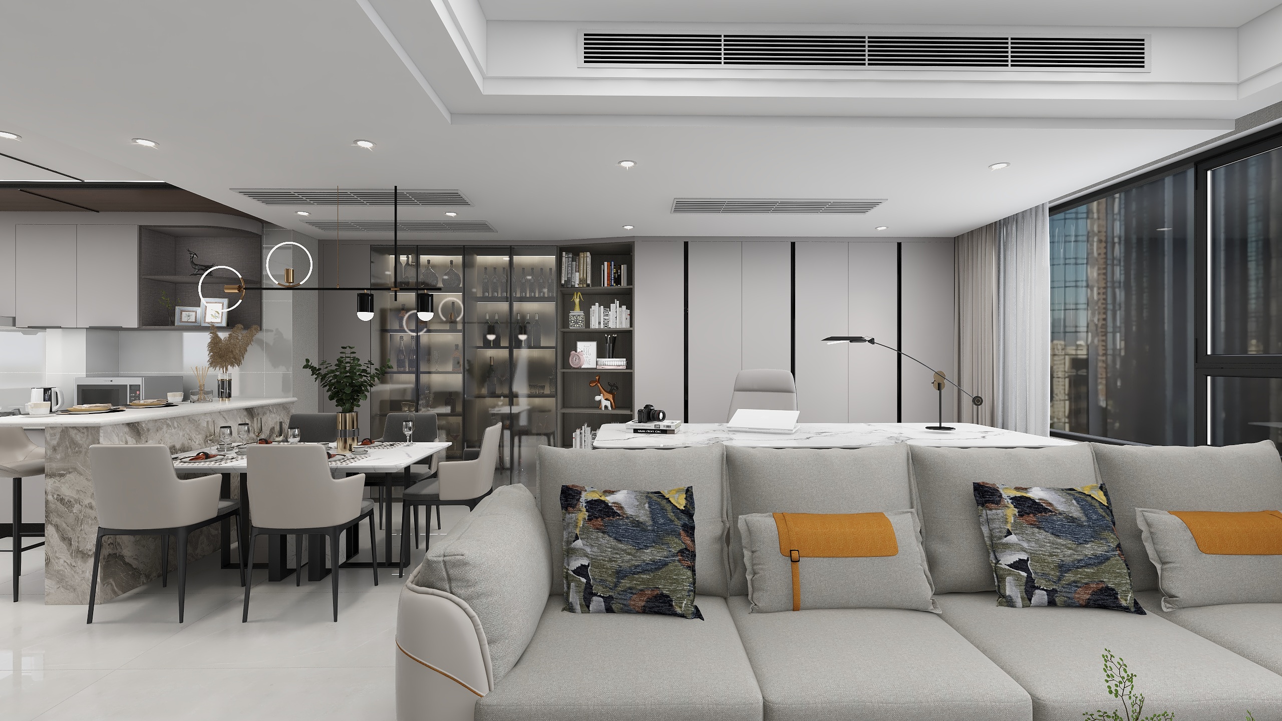 设计师丨笑凯-复试现代-装修设计方案