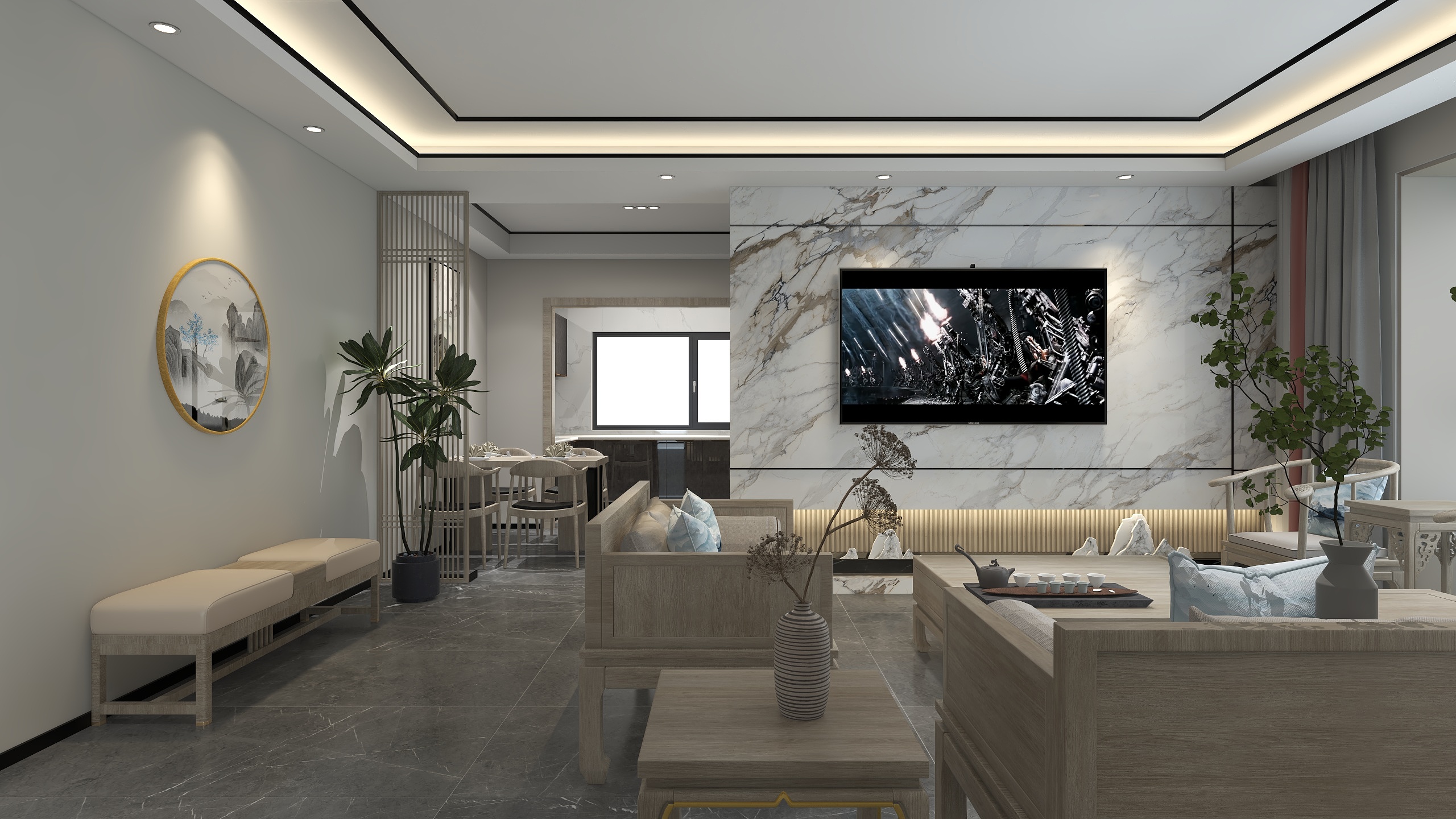 木禾设计-财经大学教职工宿舍D户型-装修设计方案