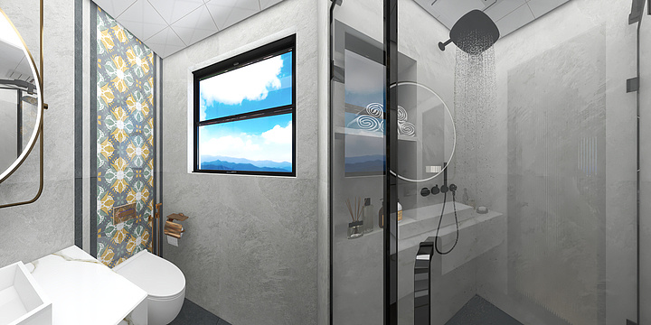 马力ft-悦荣府3-2201小汪小胡瓷砖效果图-副本-装修设计方案