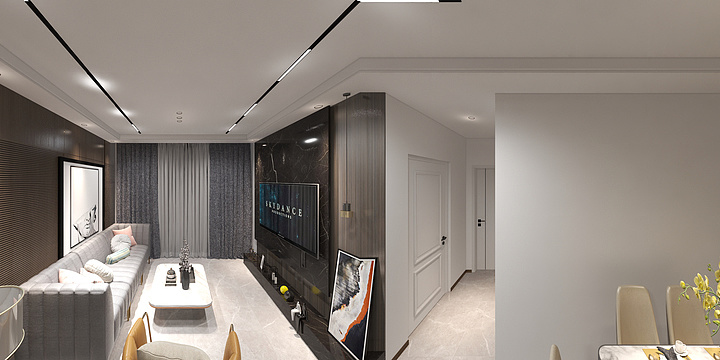 李奇涛-金域东方78㎡户型-装修设计方案