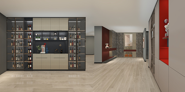 美尼美全案设计-展厅样板-装修设计方案