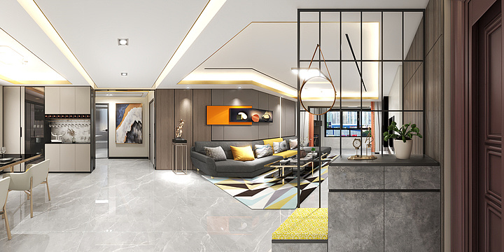 宁夏齐文装饰设计师-豪宸府7-1-701.dwg-装修设计方案