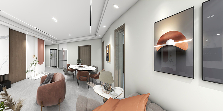 淼设计-江天樾陈美女效果图.dwg-装修设计方案