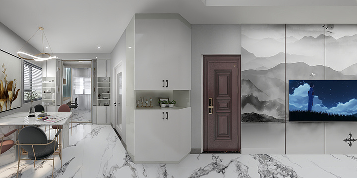 段林杰-瑞和园89.50㎡B户型3室2厅1卫-装修设计方案