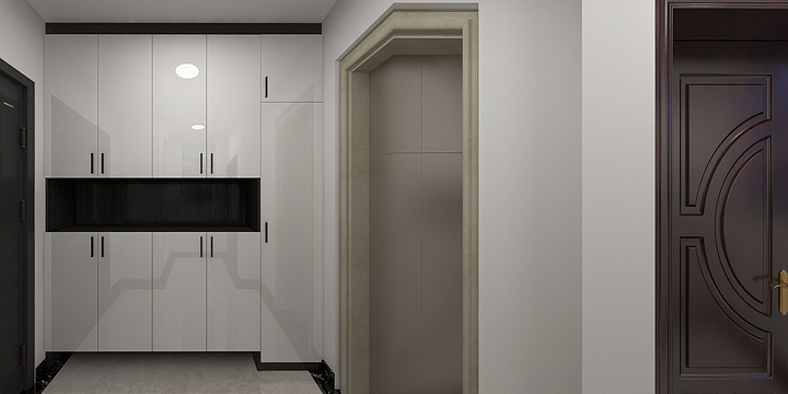 洛辰装饰设计师骆秋-白云湖84-1-5-1.dwg-装修设计方案