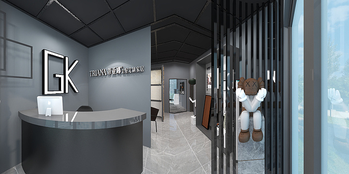 小莫大咖-禅城富力广场工作室-装修设计方案