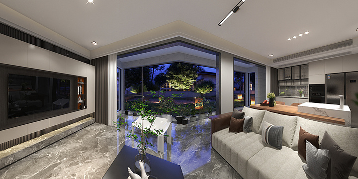 设计刘工--吾悦华府130平-装修设计方案