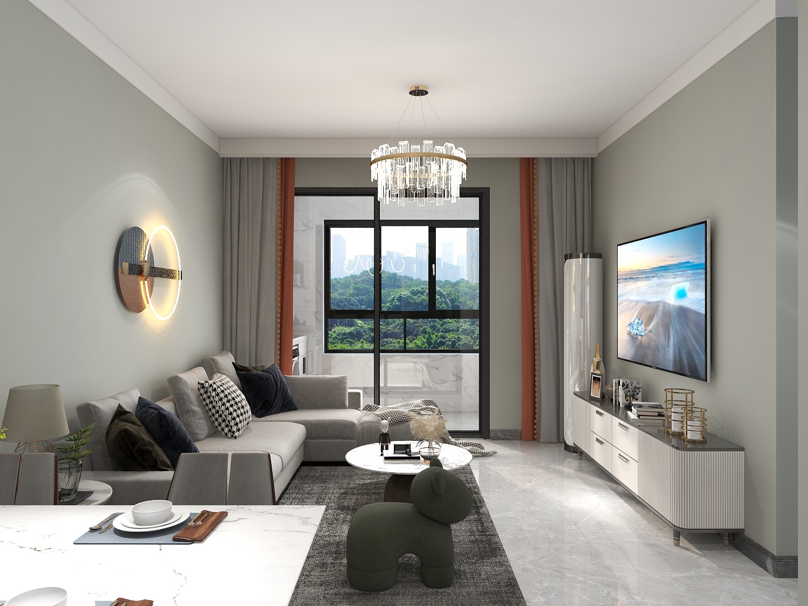 冠赢美居装饰-新城香溢紫郡-装修设计方案