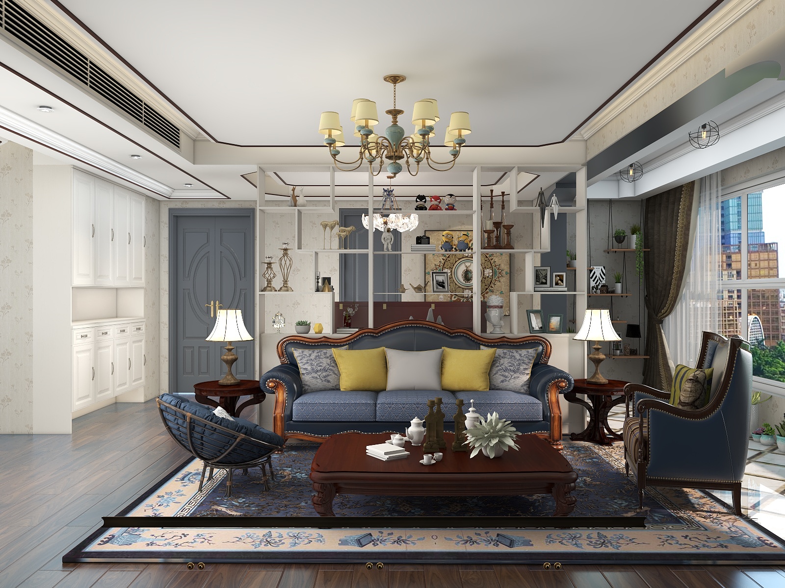 Y杨佩妮Y-美式108平-装修设计方案