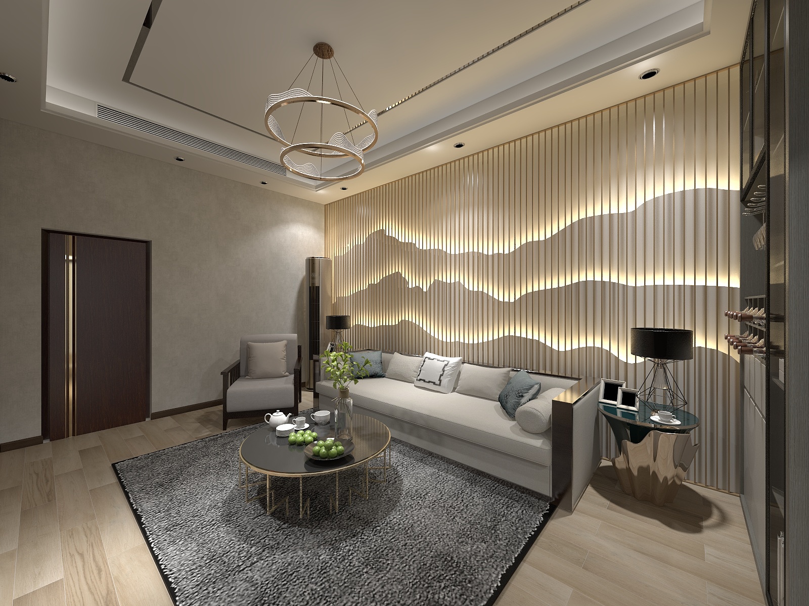 澳青杨海兰-容城家装公司样板间展示-装修设计方案