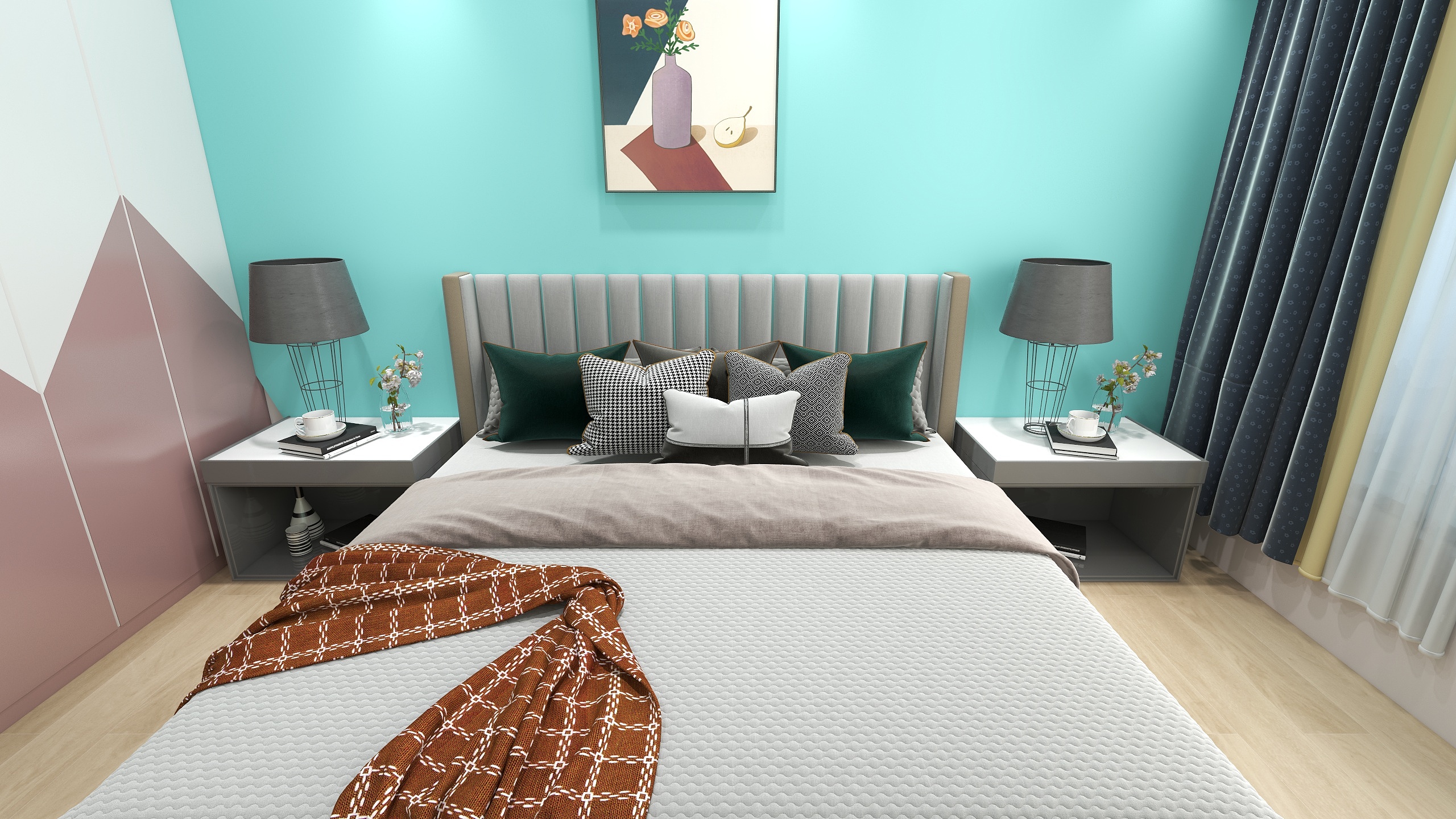 邓清龙-小户型轻奢混搭-装修设计方案