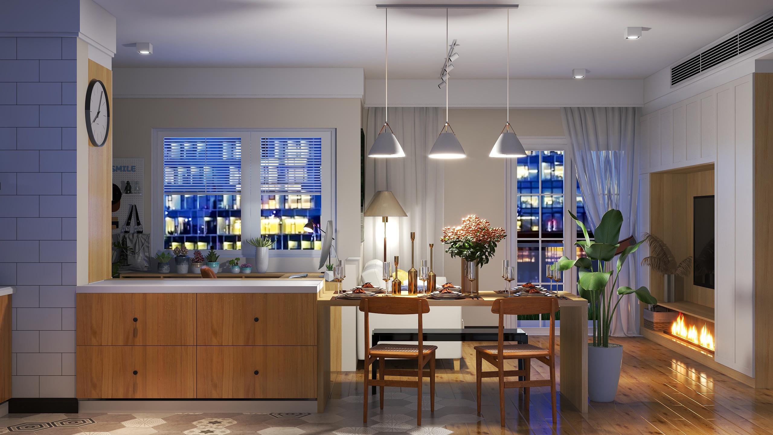 John_ZHANG-两居小户型-装修设计方案