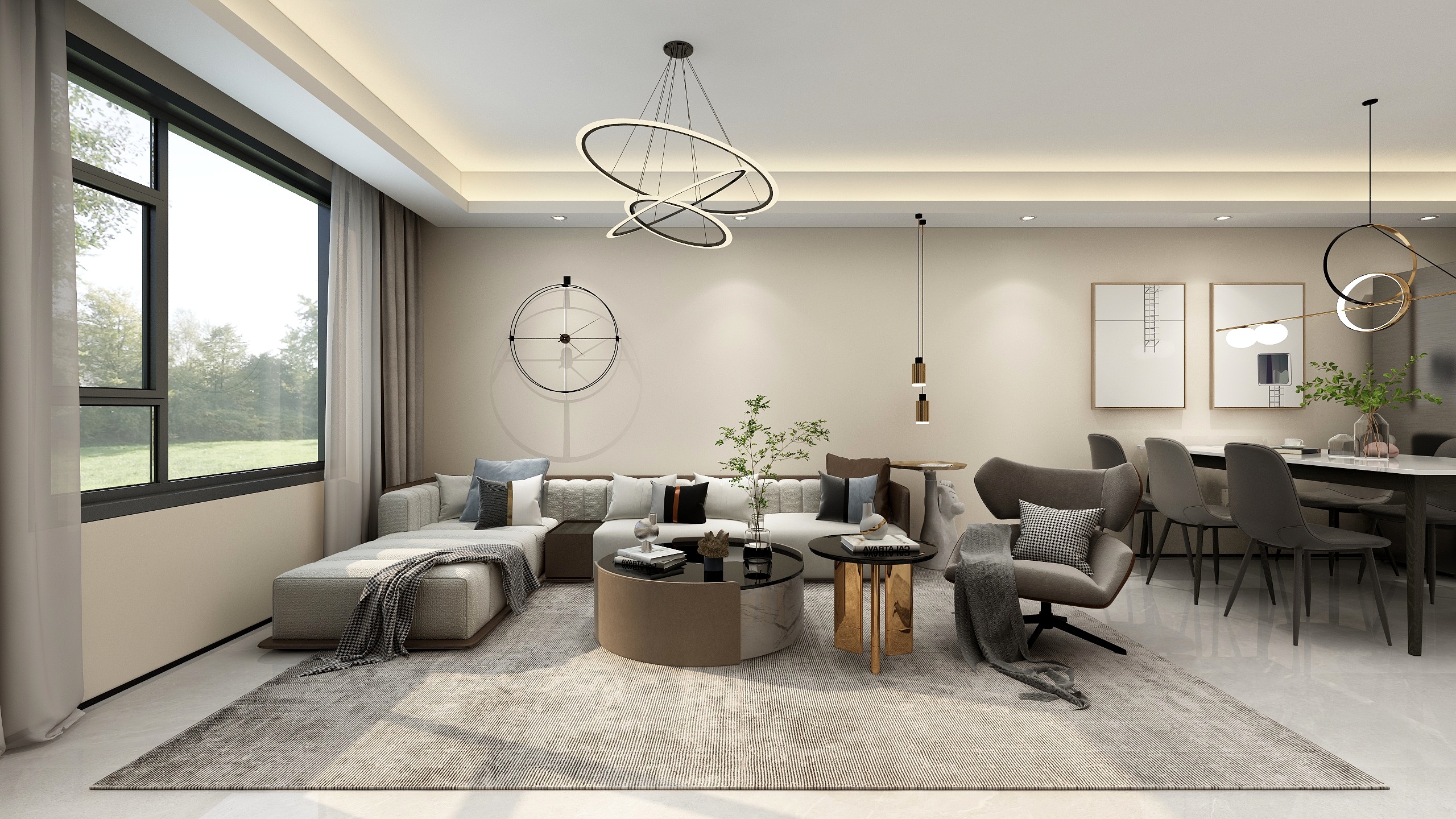 一个黄設計-现代简约-装修设计方案