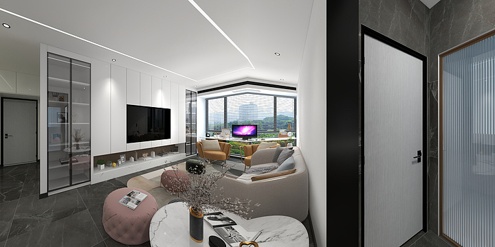 晨与静-标准小户型--现代简约-装修设计方案