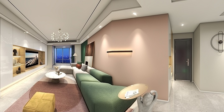 艺品装饰设计-中央公园左总雅居-装修设计方案