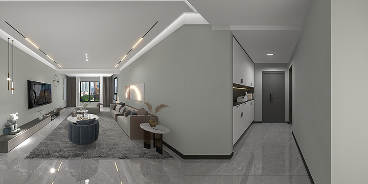 榆林铠顺弘渊装饰-桃李天下120西-装修设计方案