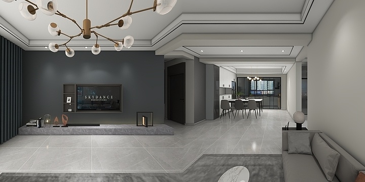 简壹设计工作室-新河湾七区米娜4-装修设计方案