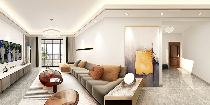 歆然设计-锦绣天玺01户型小丽雅居-装修设计方案