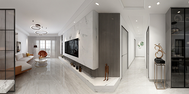 夏风设计-和天下6栋A602.dwg-装修设计方案