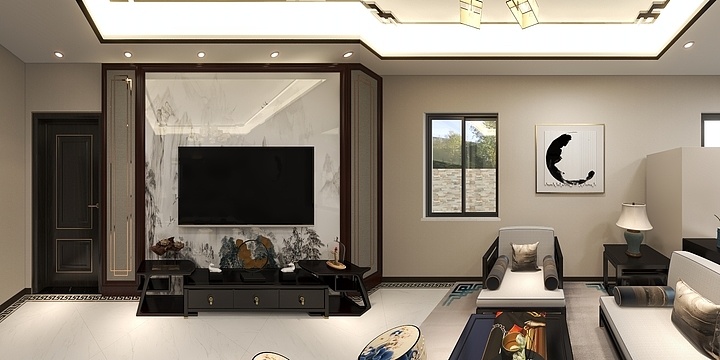 一栩如生-李家岩水库自建别墅-装修设计方案