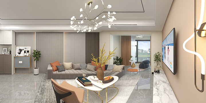 美间用户0MghMnxGIxcvSjFe-效果图.dwg-装修设计方案