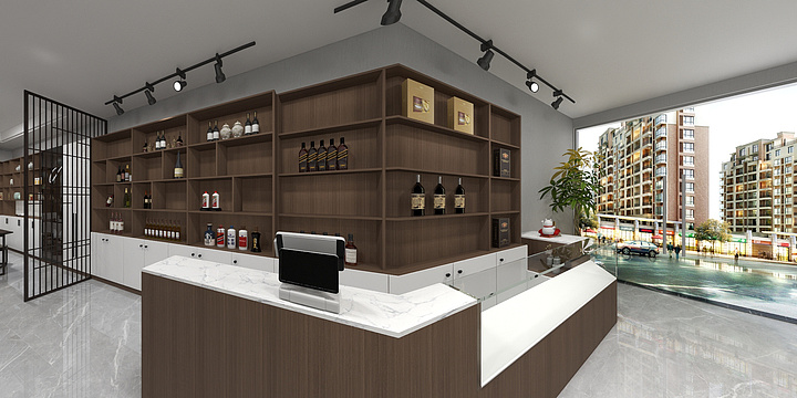 方便吗-烟酒店-装修设计方案