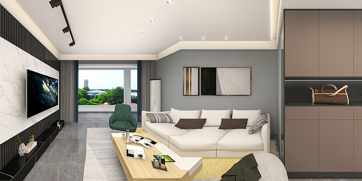 新蔡冠宇装饰-龙祥悦湖城-装修设计方案