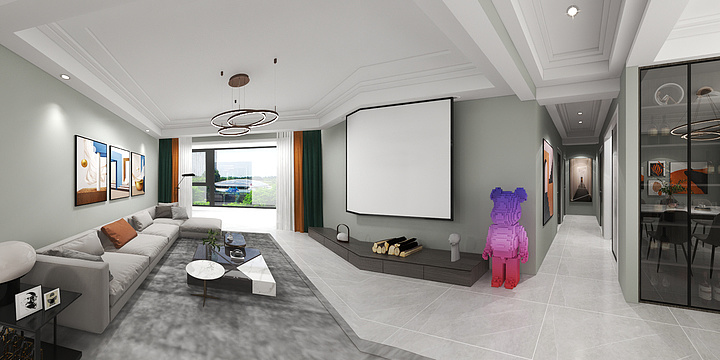 设计师周发扬-国风鸿城150-装修设计方案