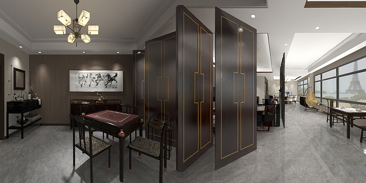 不知名设计师Zack-山头自建房_t3.dwg-装修设计方案