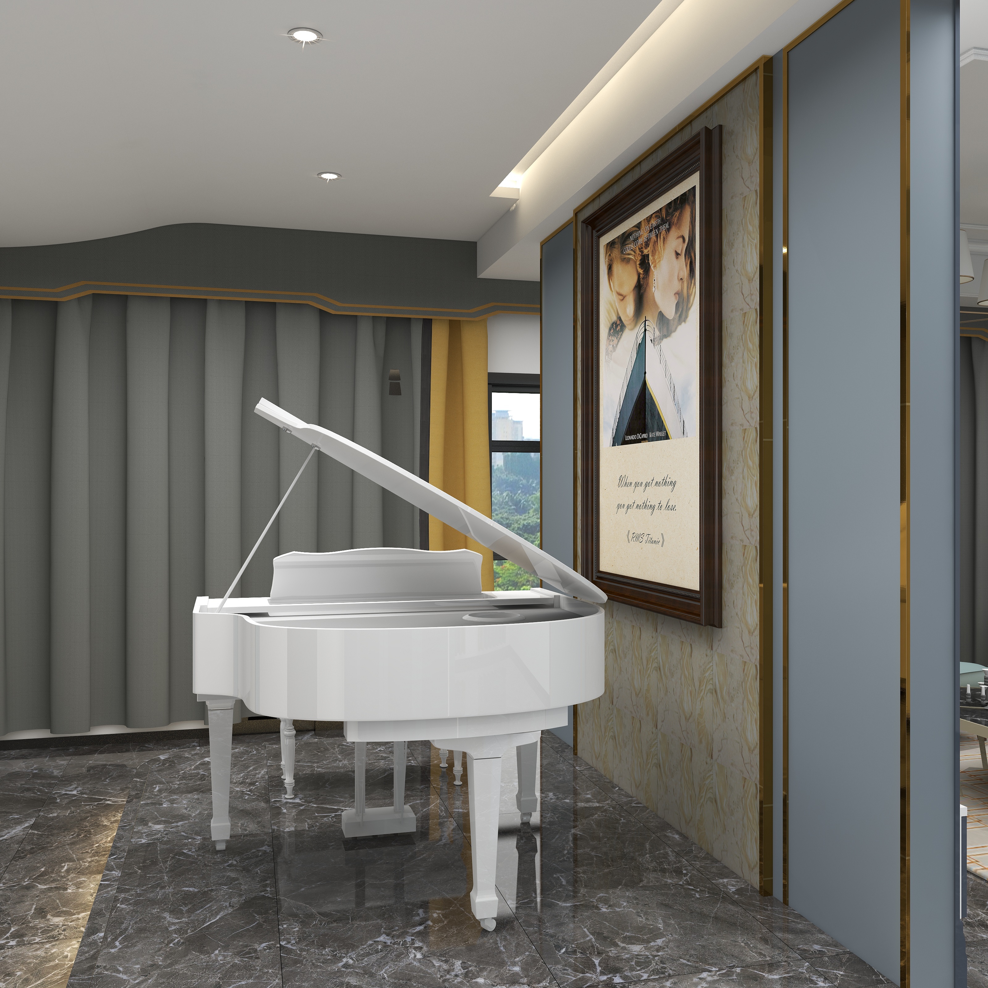 MS李先森-美式蜂巢-装修设计方案