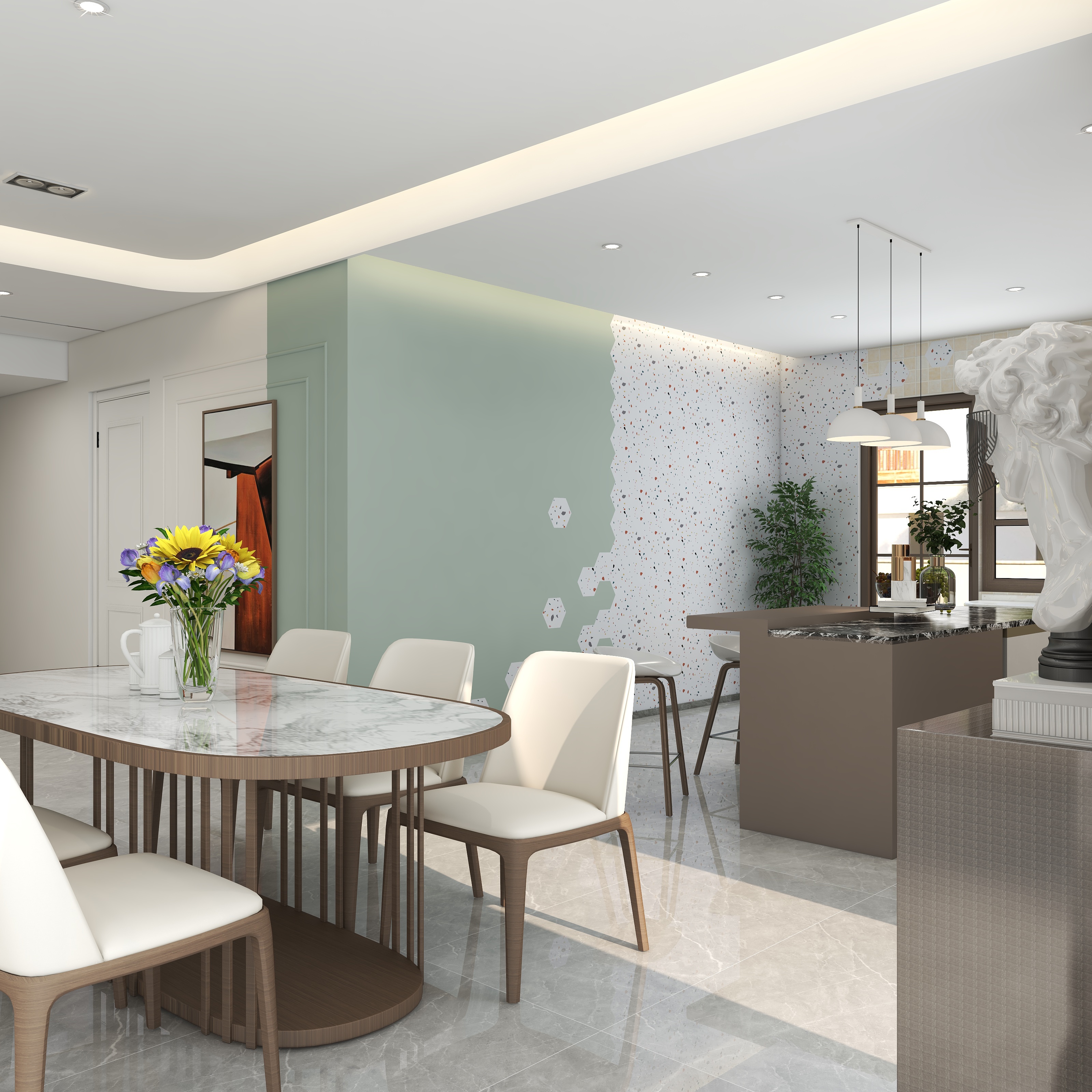 秋耕设计-简欧-装修设计方案