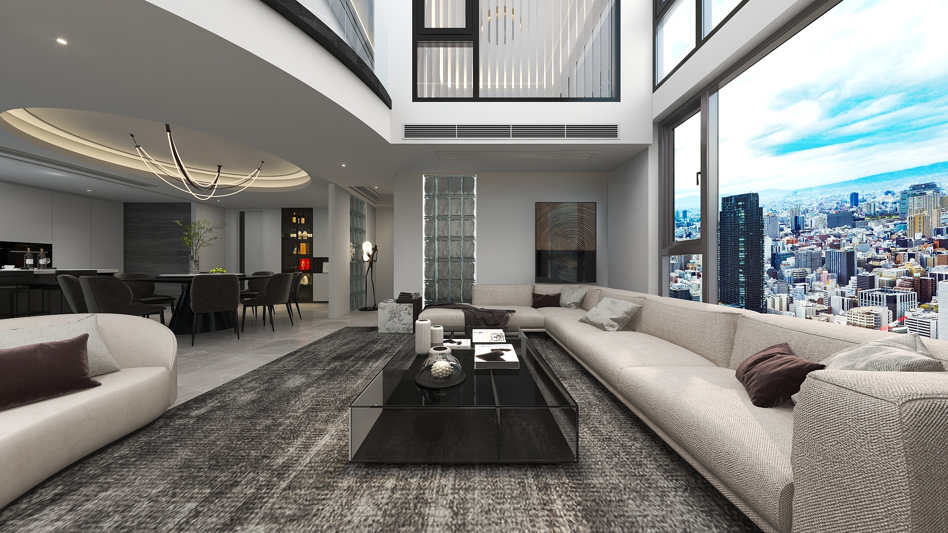 子设计-240平方复式现代轻奢-装修设计方案