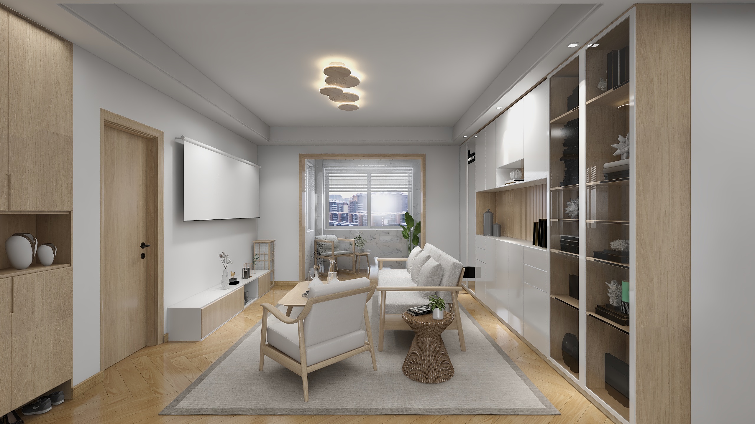 D設計事務所-金融家120㎡三室雅居设计-装修设计方案