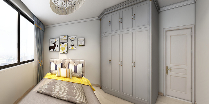 漫步巴黎RWoc-昆明之光E户型（欧式）-装修设计方案