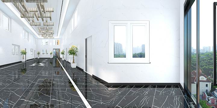 新乔居建材-职工医院地面改造.dwg-装修设计方案