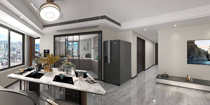 陈雄原创设计-观棠府18-1404沈府雅居-装修设计方案