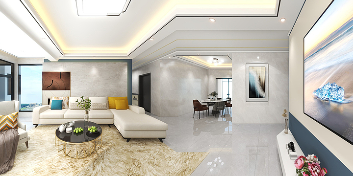 都盛岩板设计-御江府3#701.dwg-装修设计方案