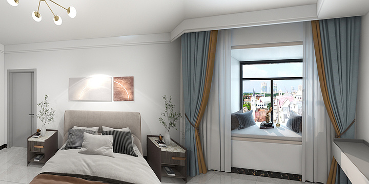 酷家装饰玖绮-万友凯旋城16-1-302-装修设计方案