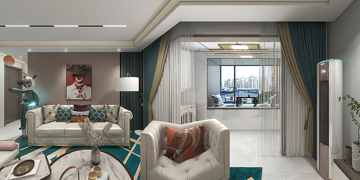 整装家装设计-雍景湾6-1-2401-装修设计方案