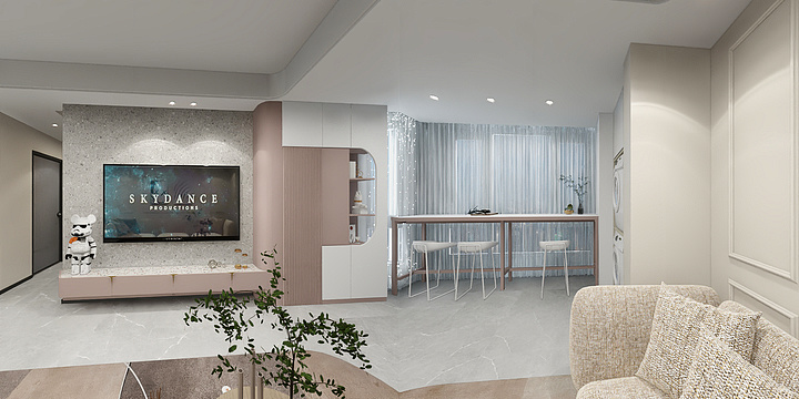 三不設计工作室-中央公园户型图120(2)-装修设计方案