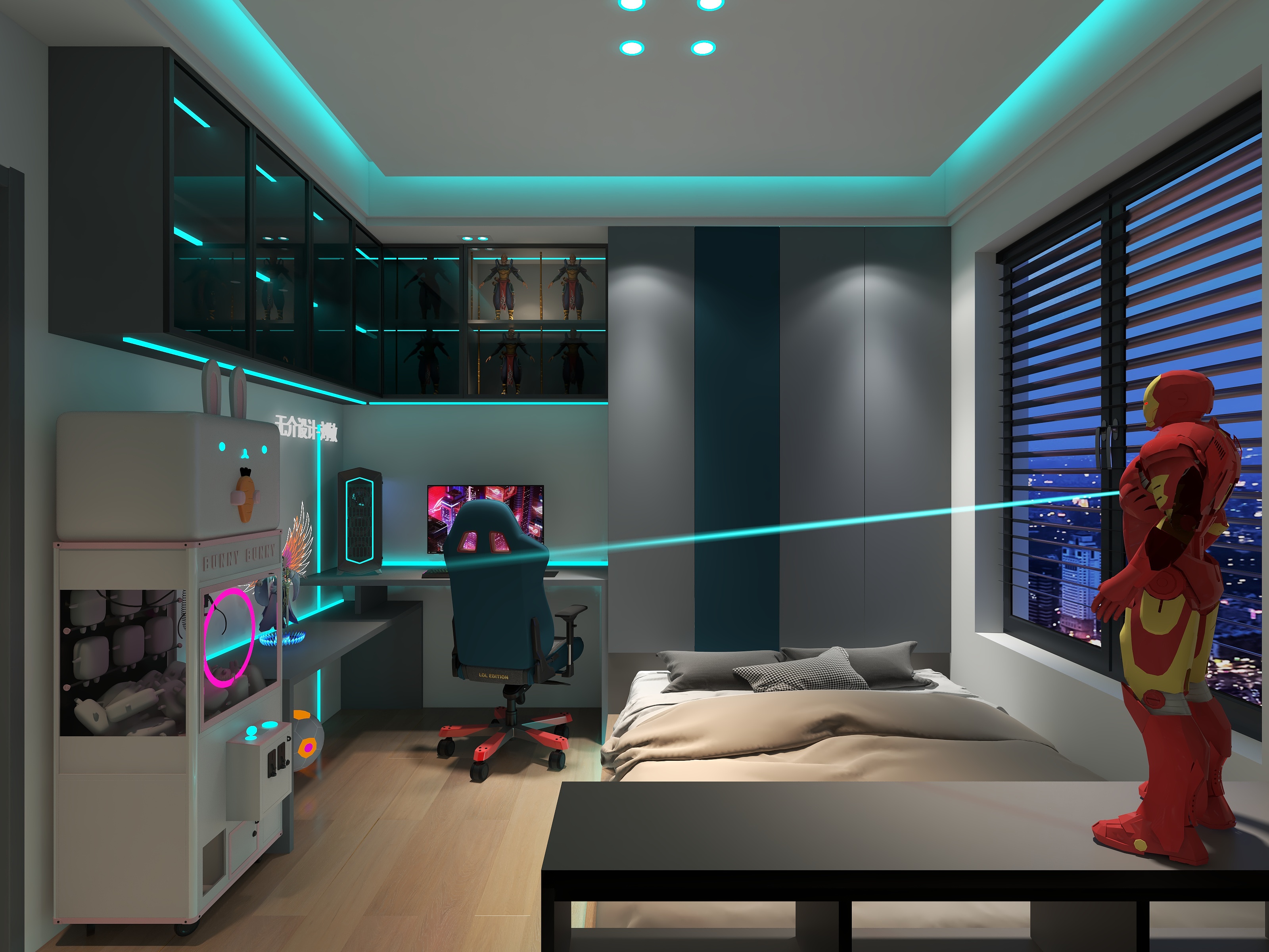 设计-刘敏-电竞之心-装修设计方案