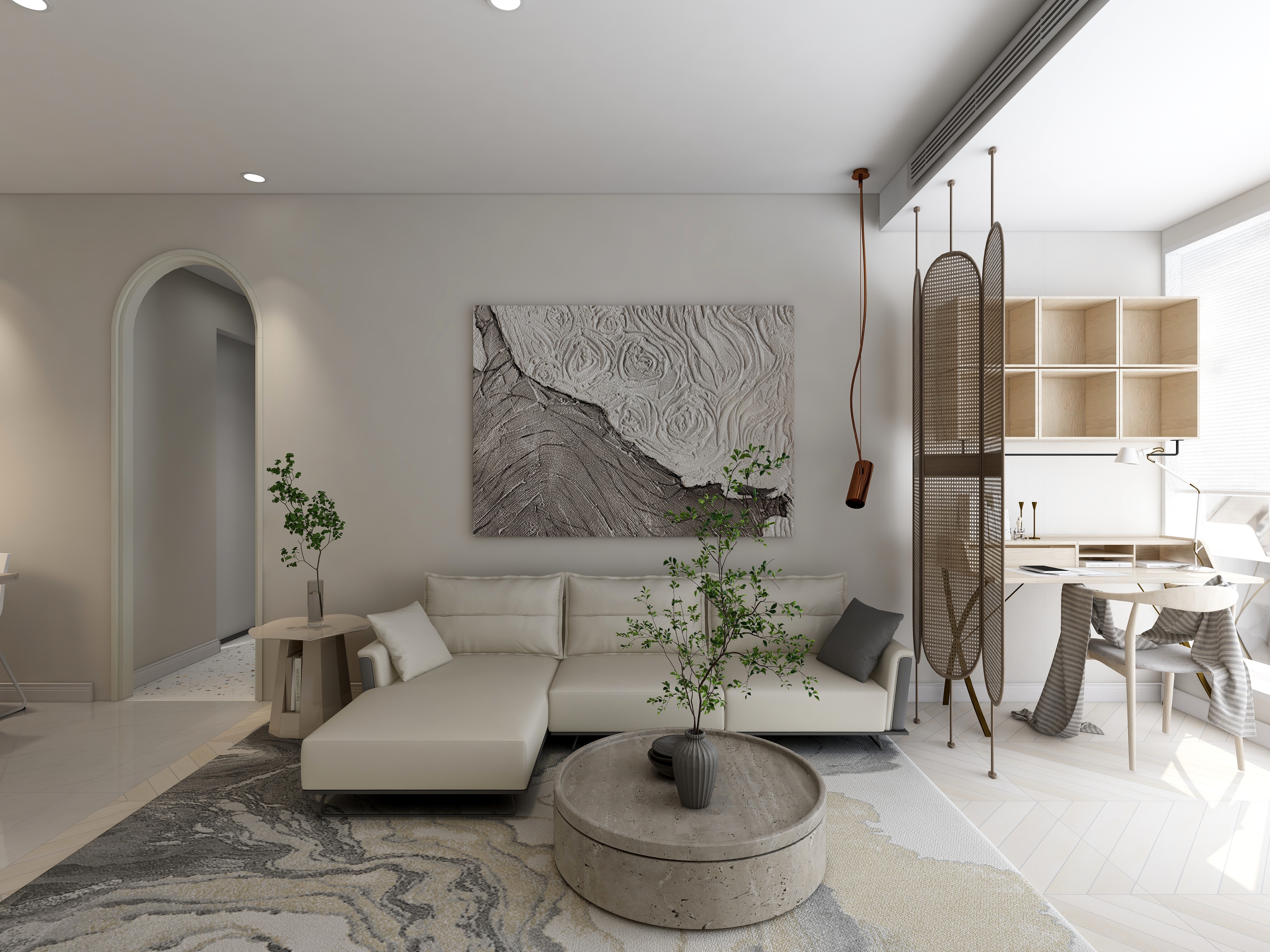 持证上岗刘先生-星瀚104竖厅-装修设计方案