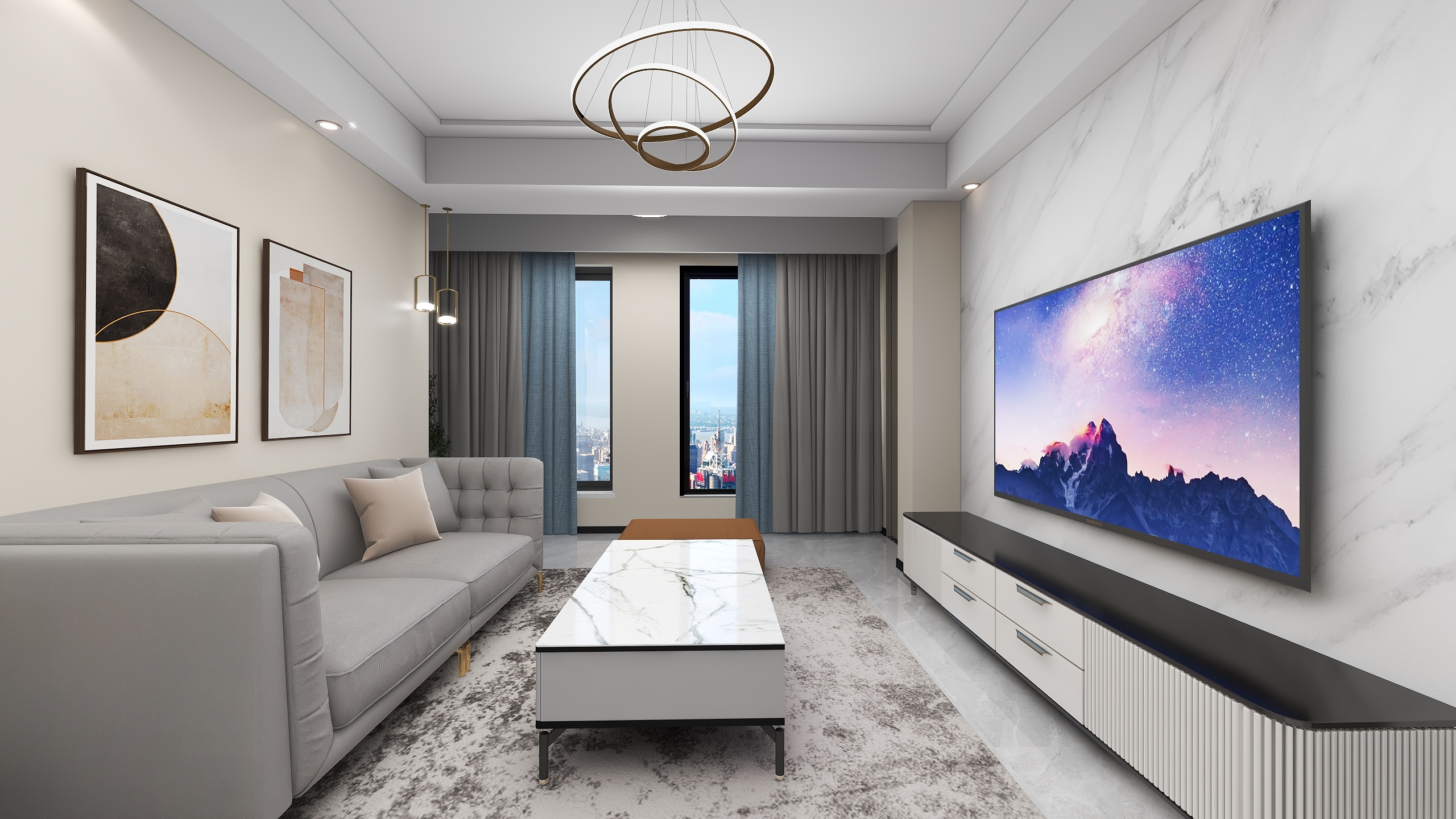 室内设计张元屈-晓宸府-装修设计方案