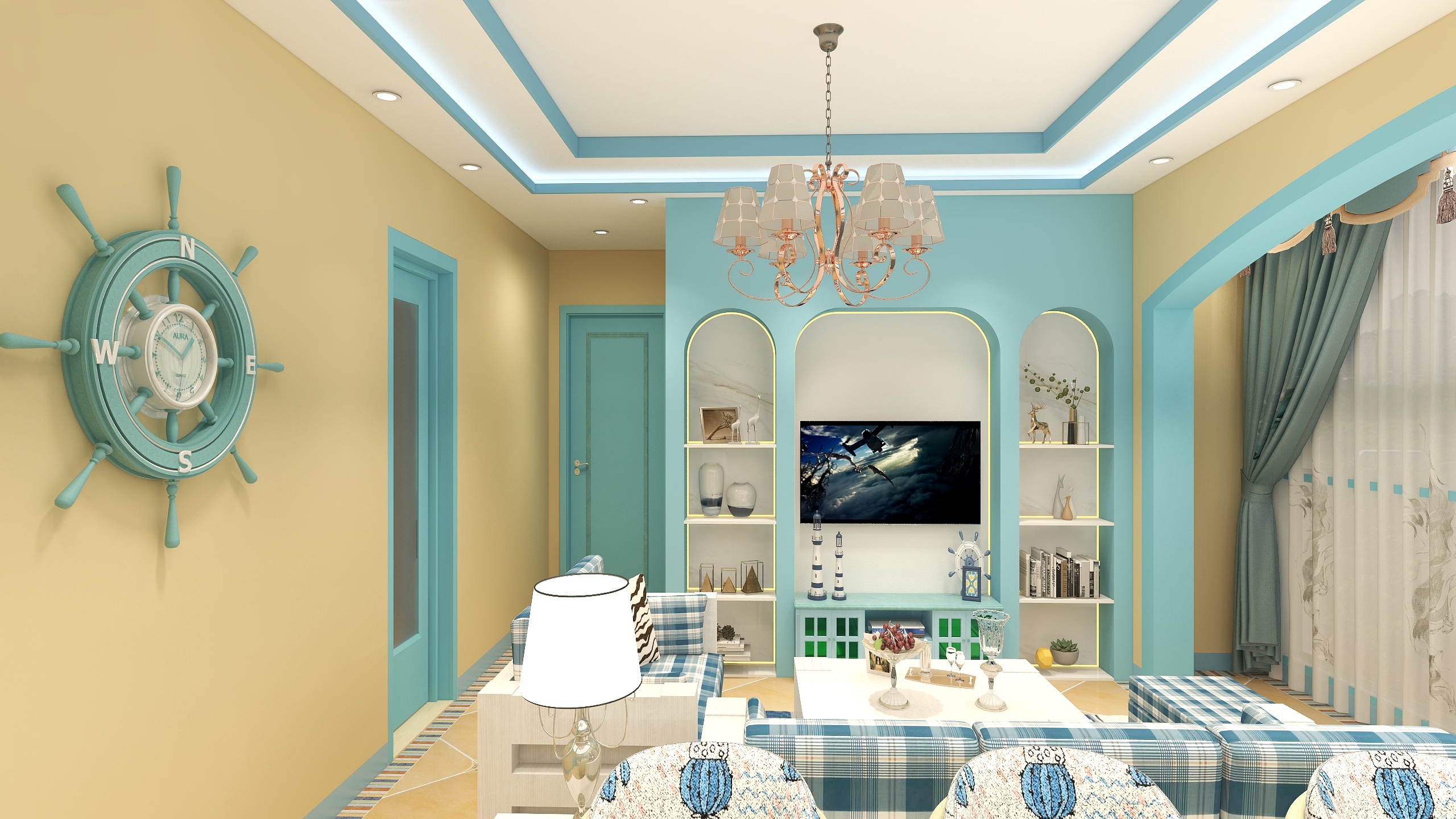 150****5571DYKx-瑞和园89.50㎡B户型3室2厅1卫-装修设计方案